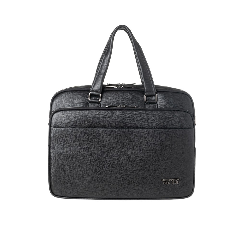 Northampton Polo Club Leather Briefcase with 2 Compartments (1365)