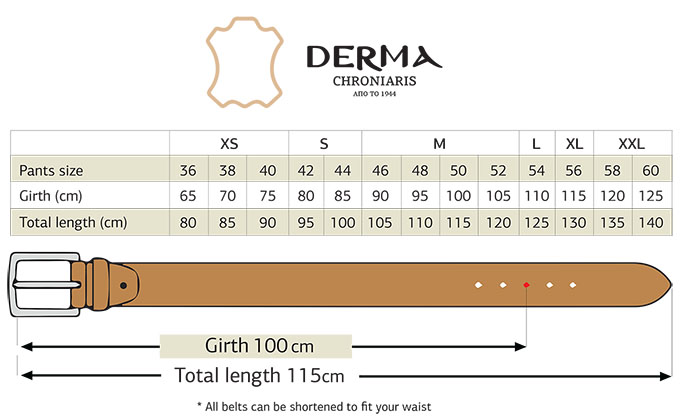 Belt Size Guide